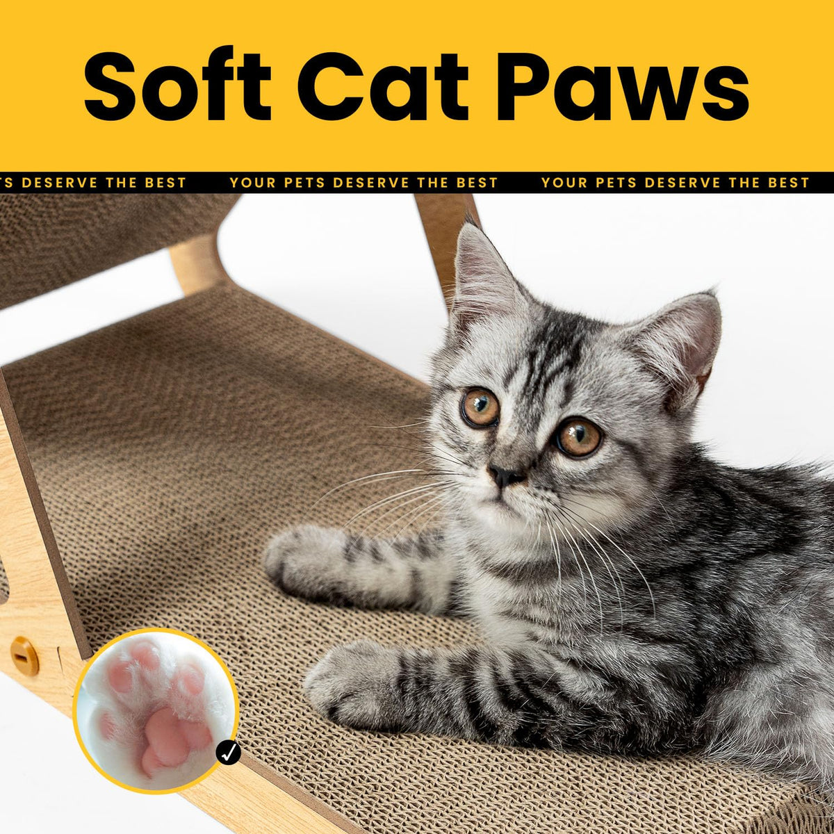 A-Frame Cat Scratching Board – Small