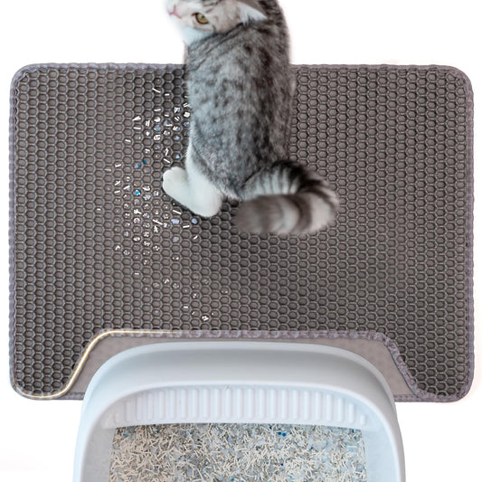 Concave Honeycomb Cat Litter Trapping Mat – Medium, 23" x 17"