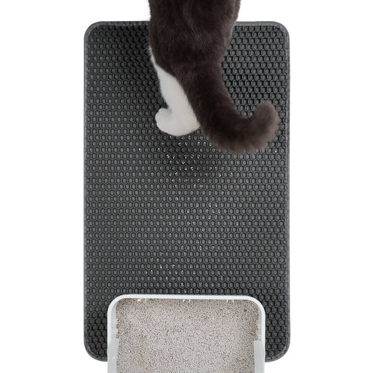 EVA Honeycomb Cat Litter Trapping Mat – 25" x 15"
