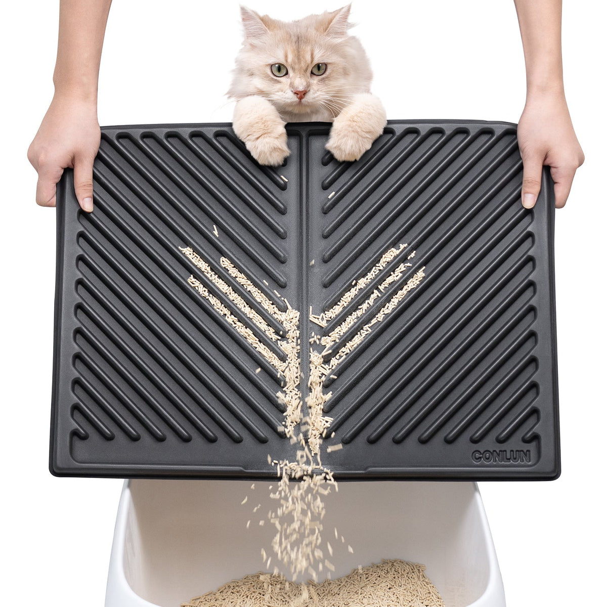 Single-Layer Cat Litter Mat – Soft, Easy-Clean
