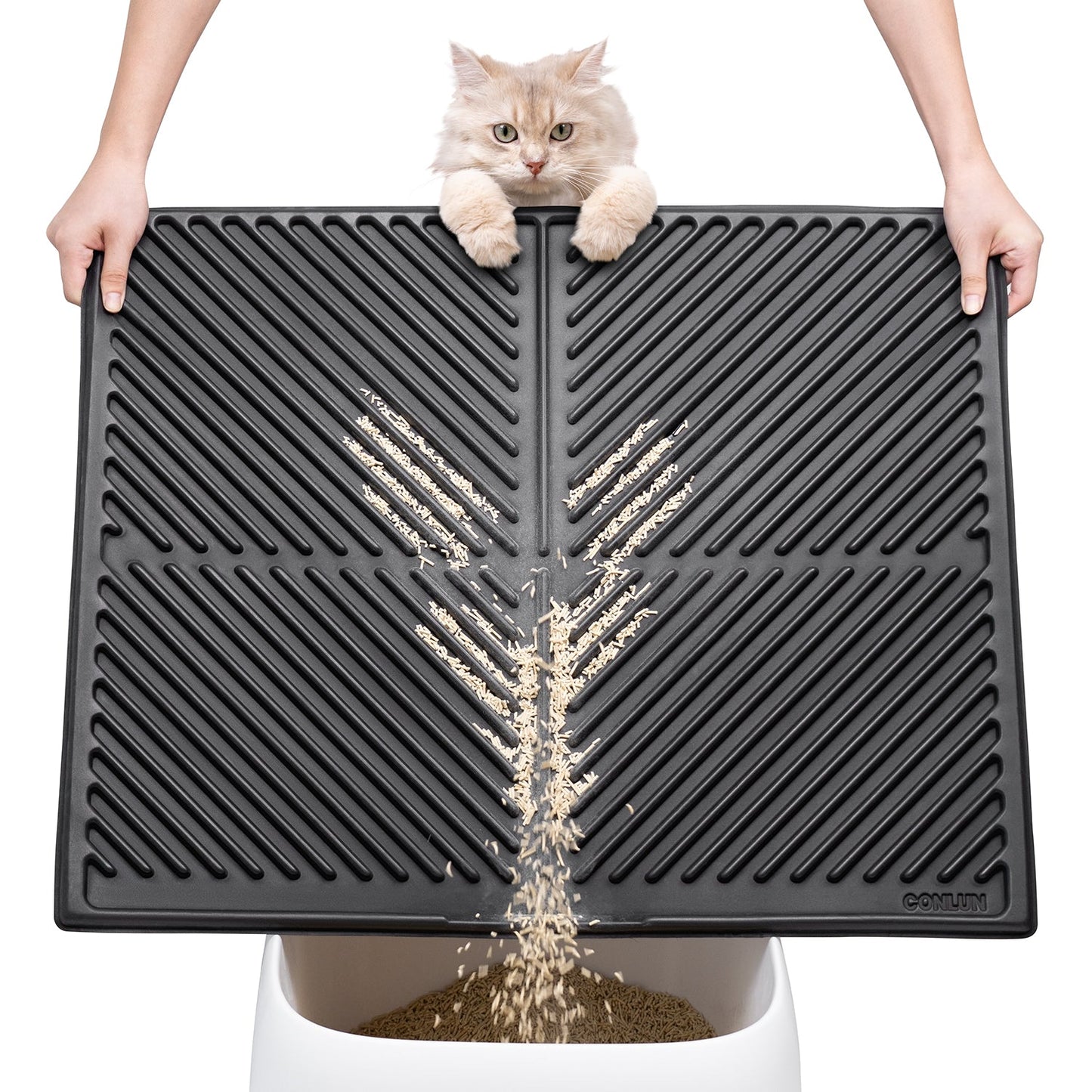 Single-Layer Cat Litter Mat – Soft, Easy-Clean