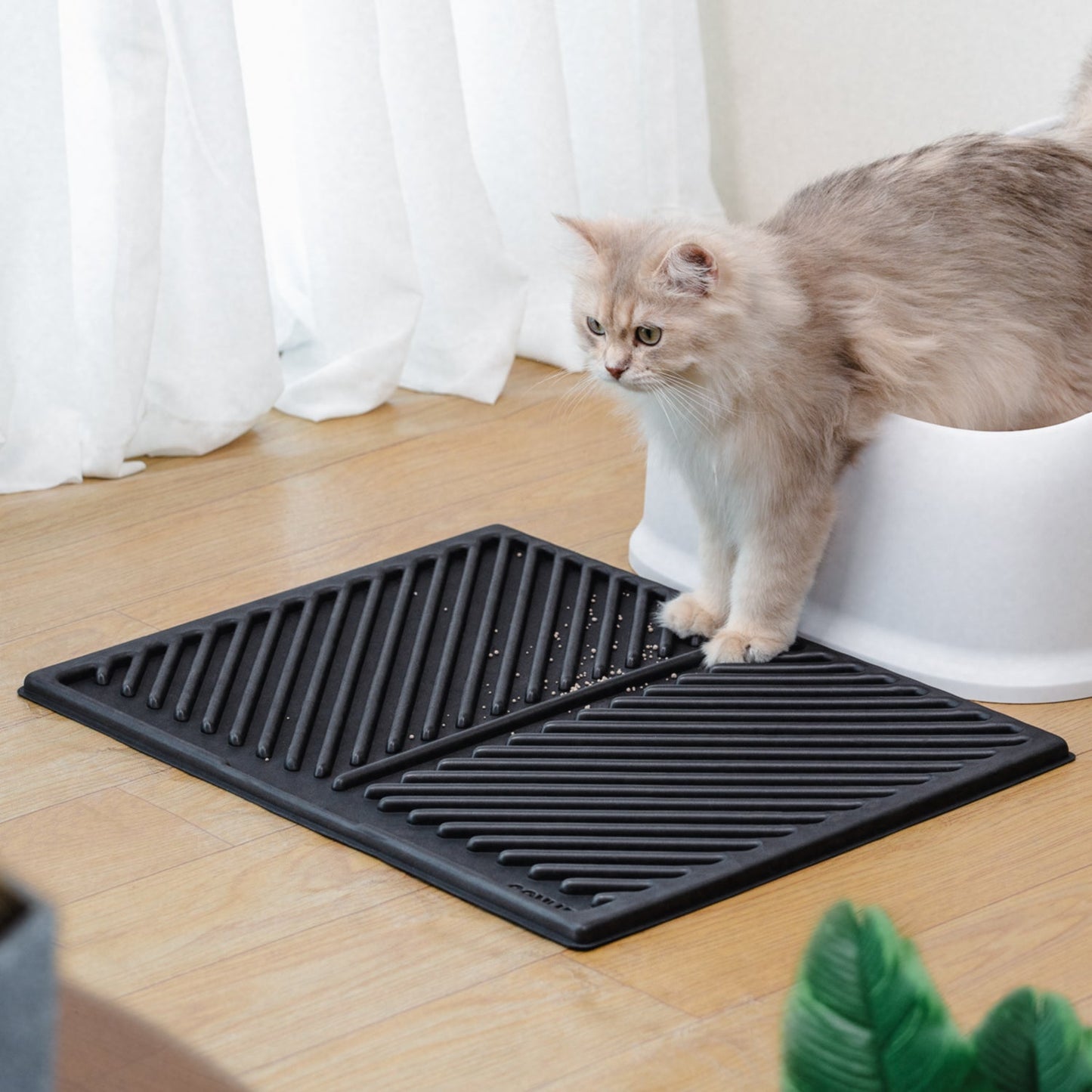 Single-Layer Cat Litter Mat – Soft, Easy-Clean