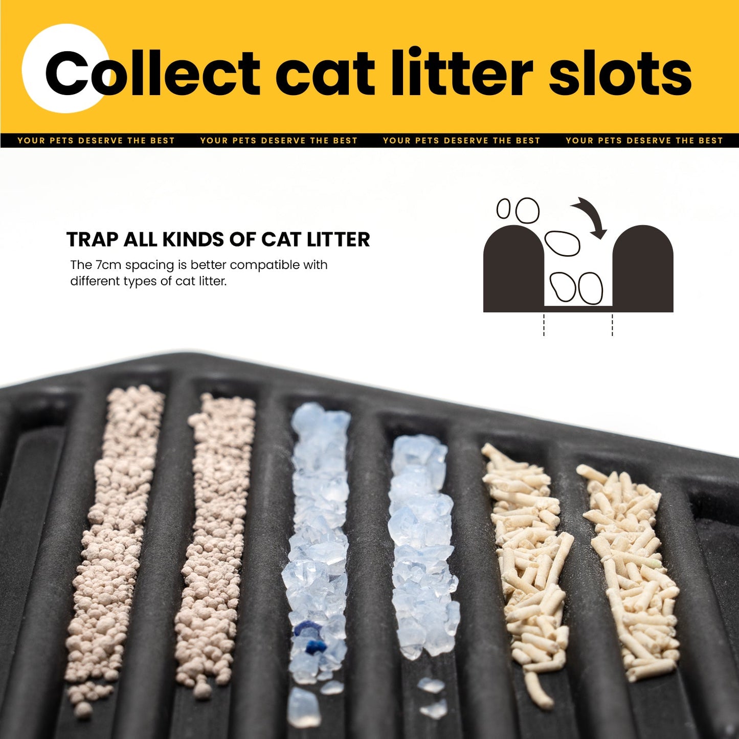 Single-Layer Cat Litter Mat – Soft, Easy-Clean