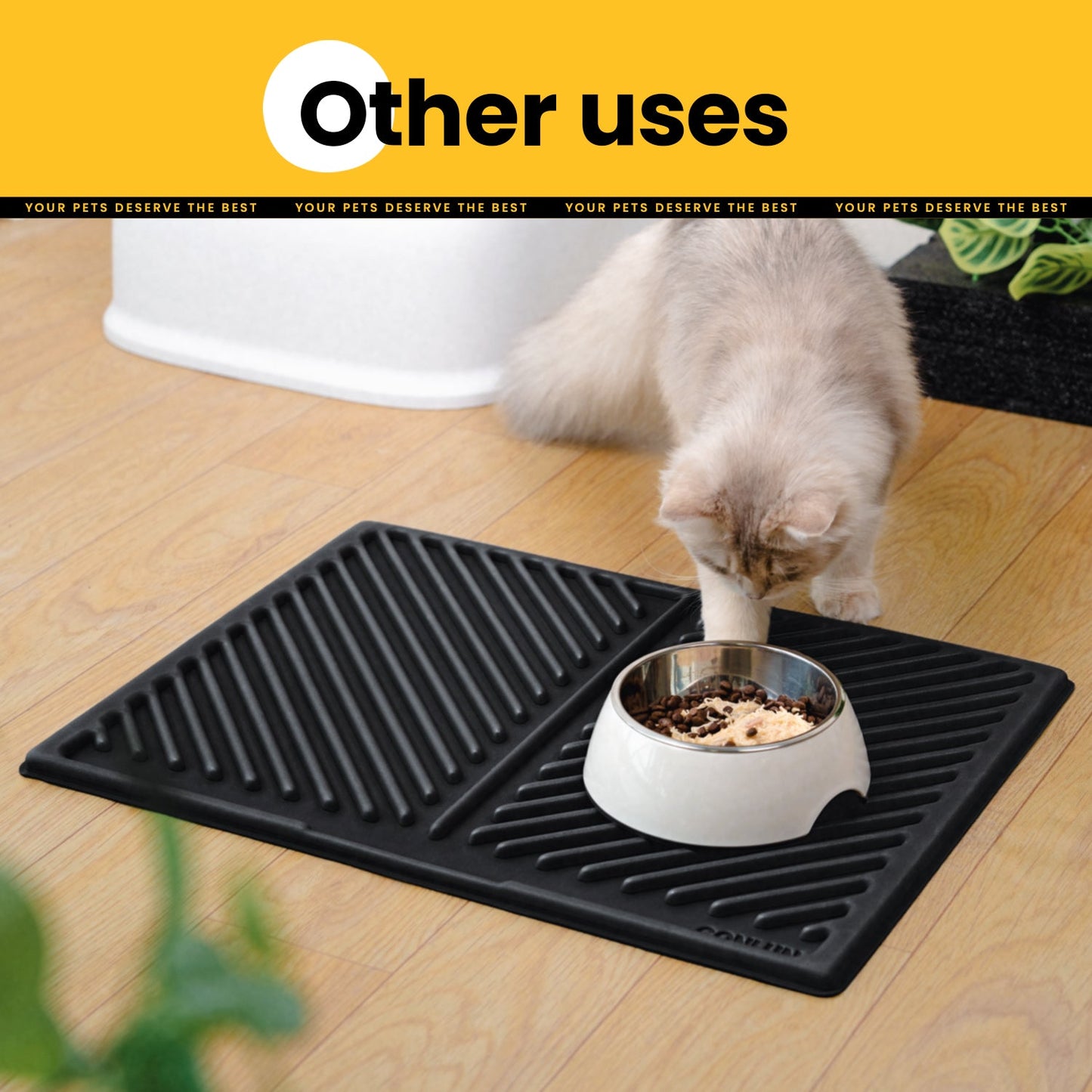 Single-Layer Cat Litter Mat – Soft, Easy-Clean
