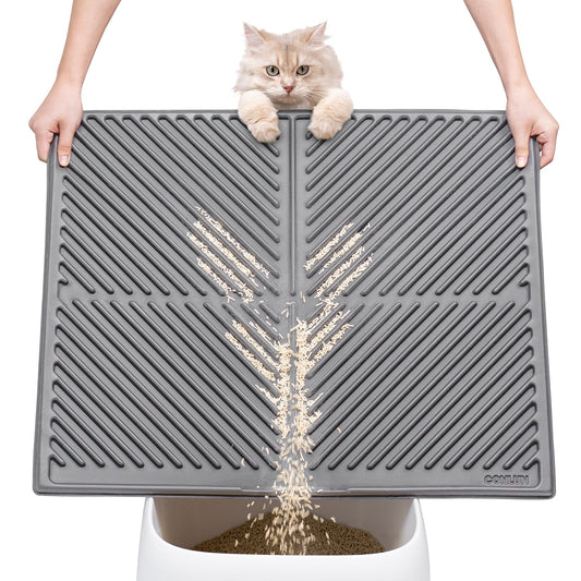 Single-Layer Cat Litter Mat – Soft, Easy-Clean