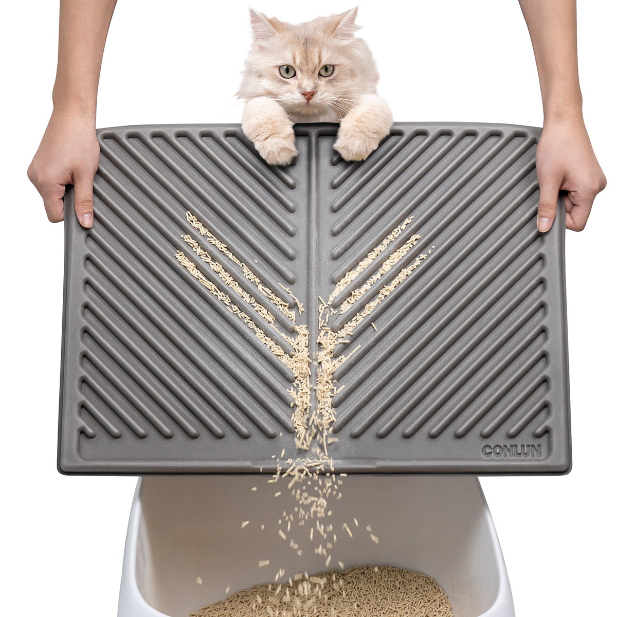 Single-Layer Cat Litter Mat – Soft, Easy-Clean