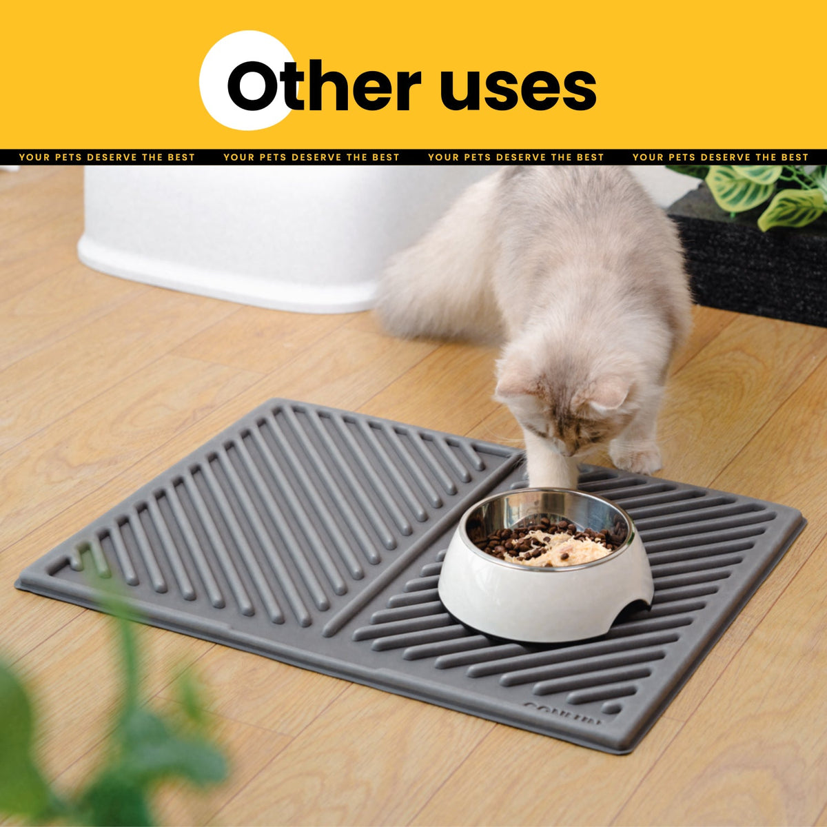 Single-Layer Cat Litter Mat – Soft, Easy-Clean