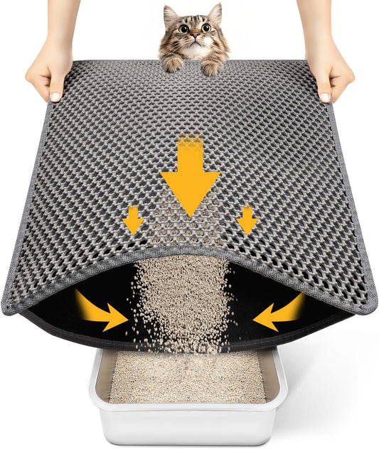 Waterproof-Backed Single-Layer Cat Litter Mat