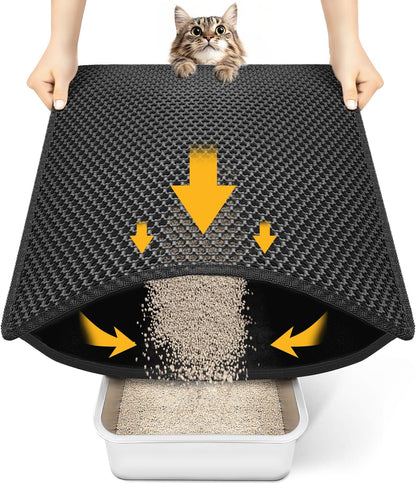 Waterproof-Backed Single-Layer Cat Litter Mat