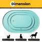 Silicone Pet Feeding Mat with ½" Raised Edge – 32" x 20"