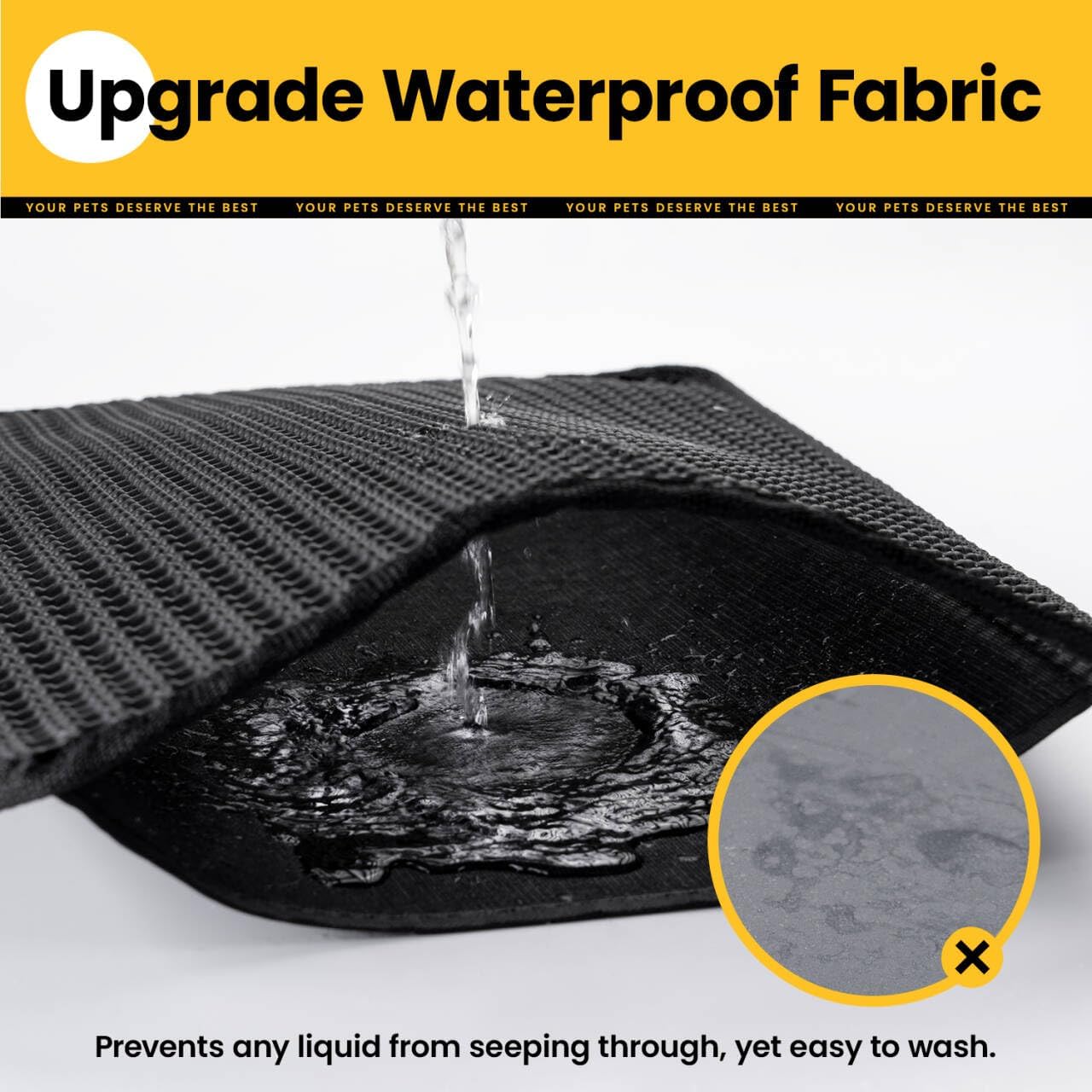Waterproof-Backed Single-Layer Cat Litter Mat