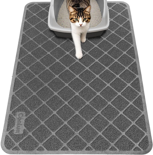 PVC Honeycomb Cat Litter Trapping Mat – Small, 24" x 17"