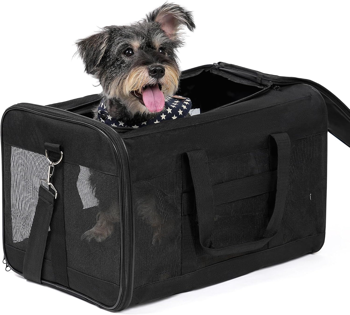 Expandable Soft-Sided Pet Carrier Bag