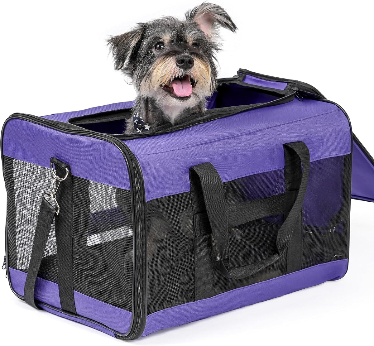 Expandable Soft-Sided Pet Carrier Bag