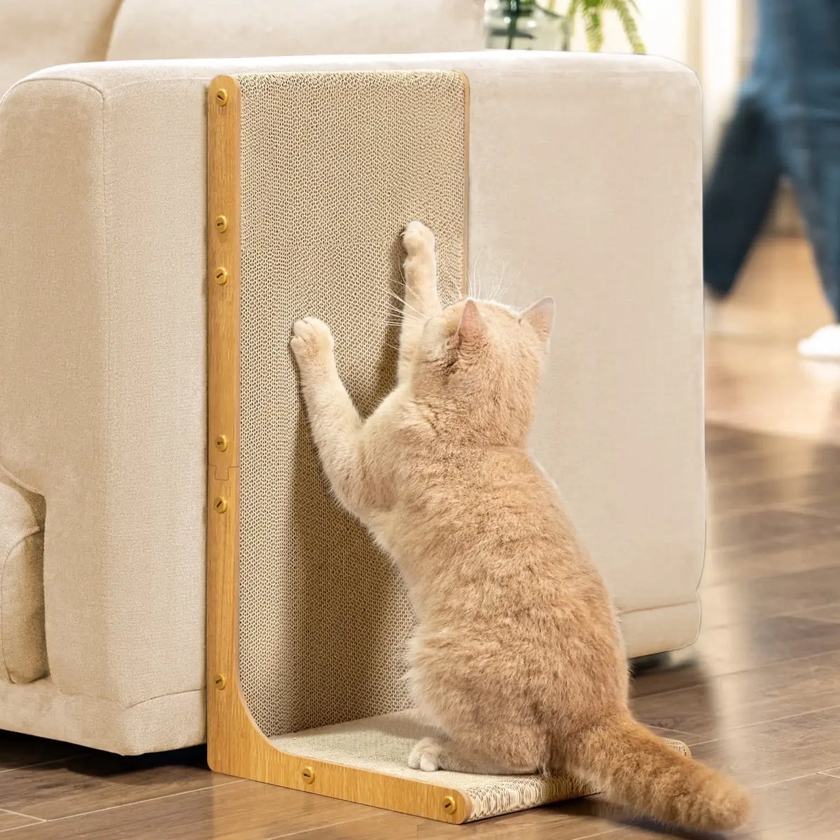 Cardboard Cat Scratcher – A-Frame & L-Shaped, Multiple Sizes