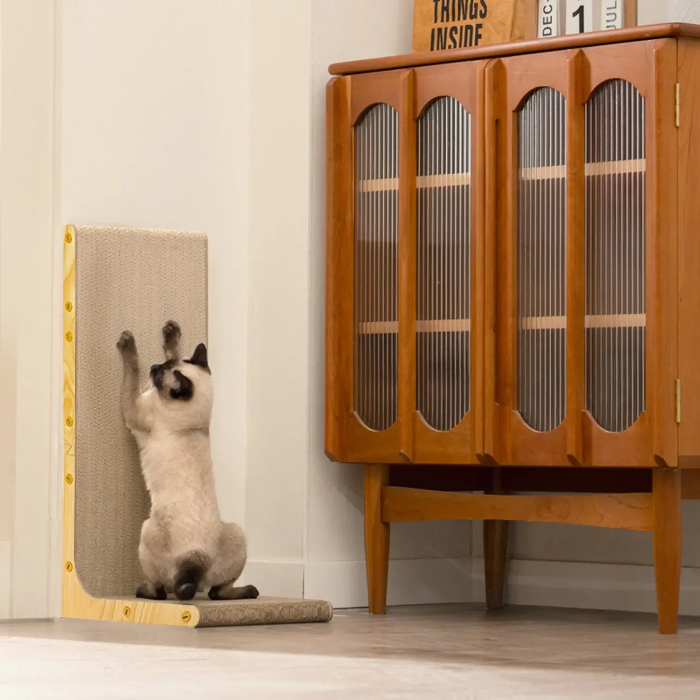 Cardboard Cat Scratcher – A-Frame & L-Shaped, Multiple Sizes