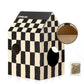 Cardboard Cat House with Scratch Pad & Catnip