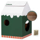 Cardboard Cat House with Scratch Pad & Catnip