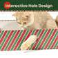 Cat Scratcher Lounge Box with Refill Pad – Candy Canes