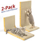 L-Shaped Cardboard Cat Scratcher Pad with Catnip