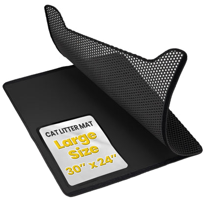 Concave Honeycomb Cat Litter Trapping Mat – Extra Large, 30" x 24"