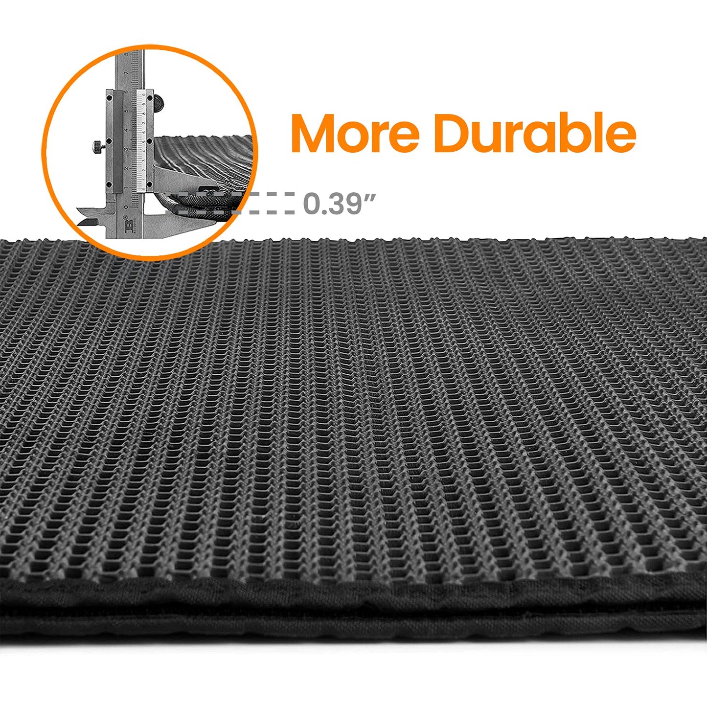 Honeycomb Double-Layer Cat Litter Trapping Mat – Large, 31" x 26"
