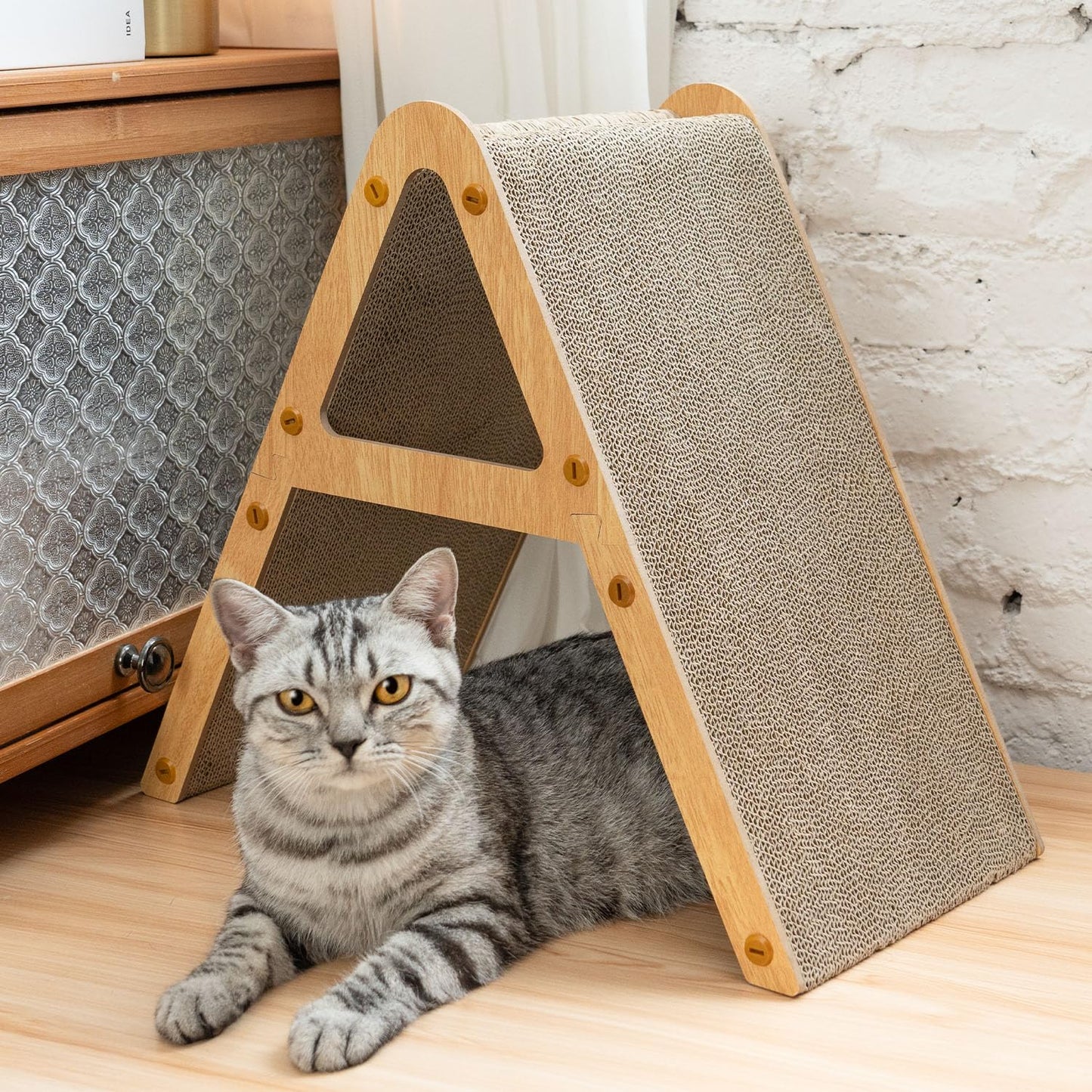 A-Frame Cat Scratching Board – Small