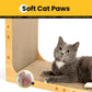 L-Shaped Cardboard Cat Scratcher Pad with Catnip