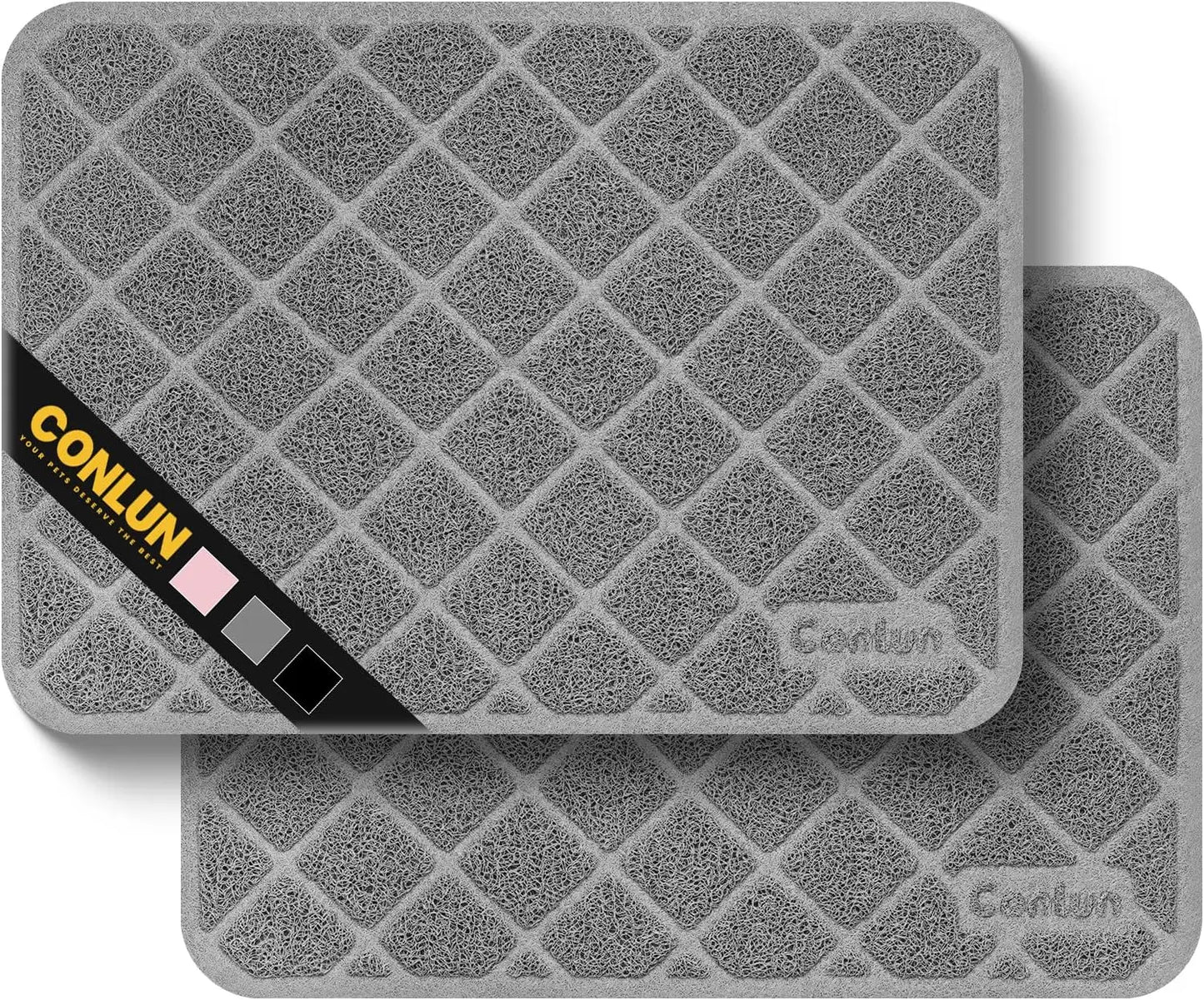 PVC Honeycomb Cat Litter Trapping Mat – Small, 24" x 17"
