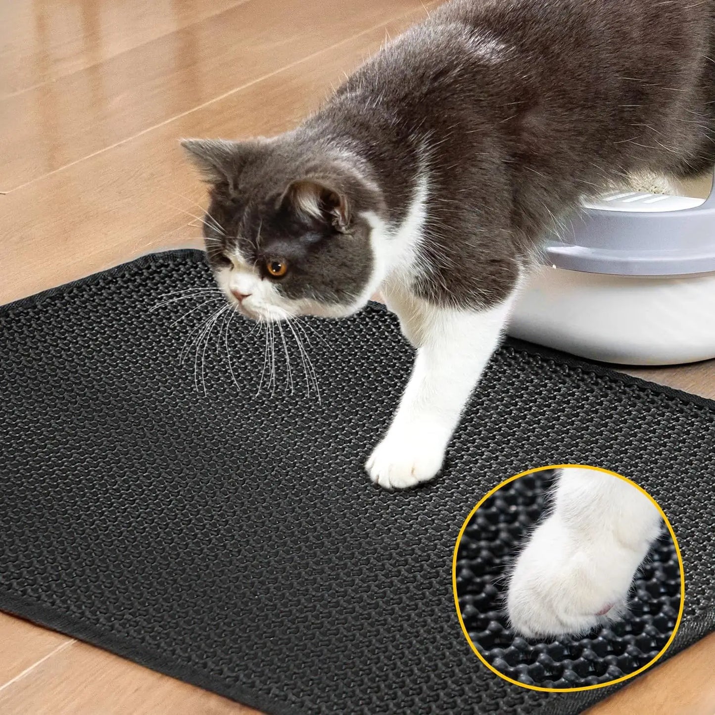 Waterproof-Backed Single-Layer Cat Litter Mat