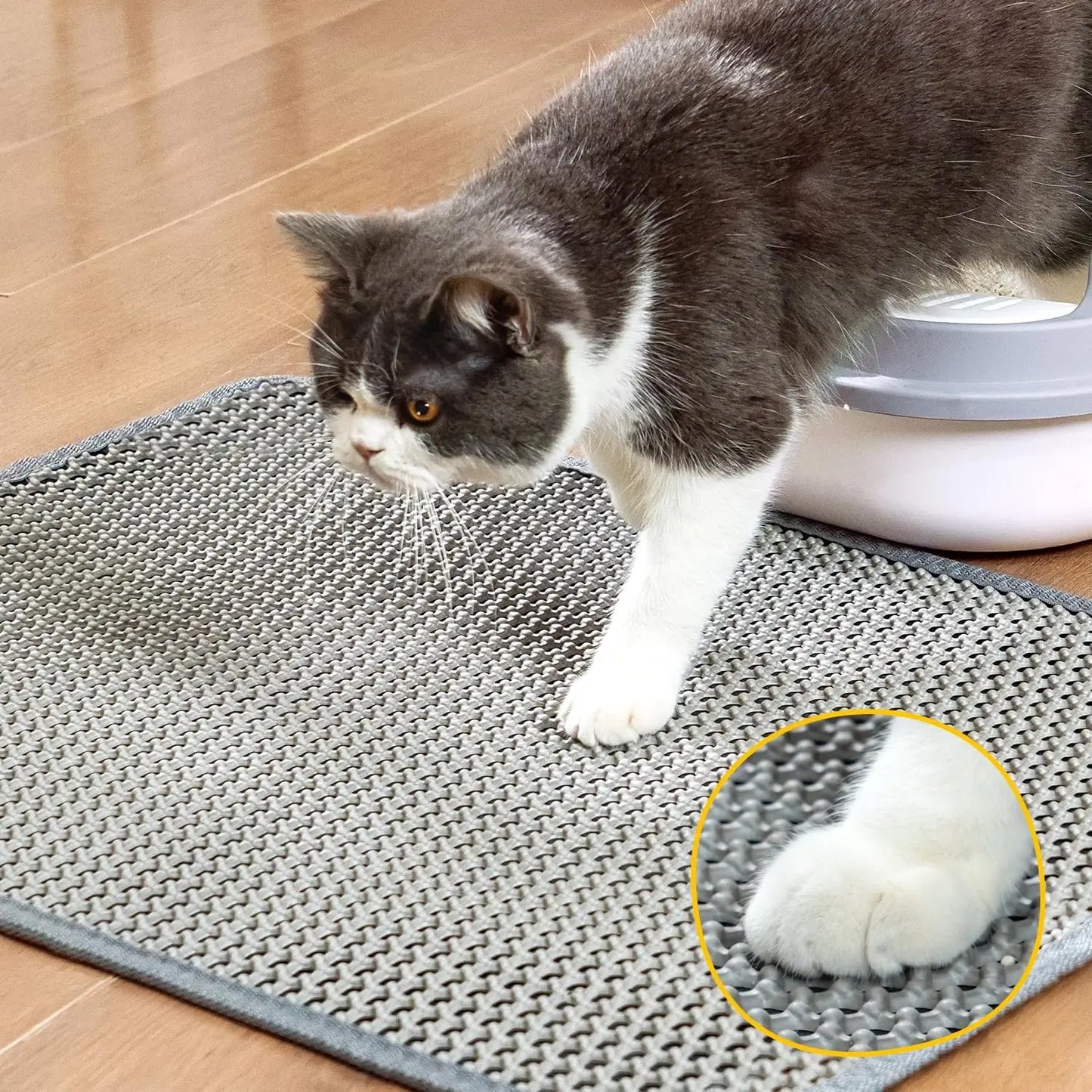 Waterproof-Backed Single-Layer Cat Litter Mat