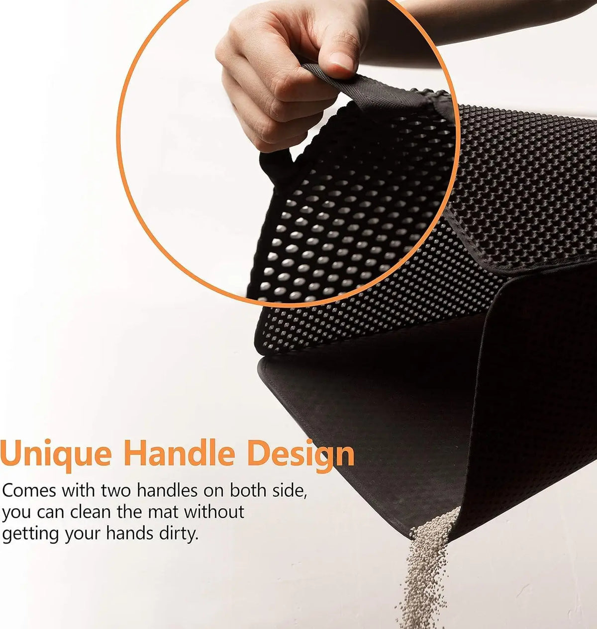 Waterproof-Backed Single-Layer Cat Litter Mat