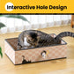 Cat Scratcher Lounge Box with Refill Pad – Chessboard