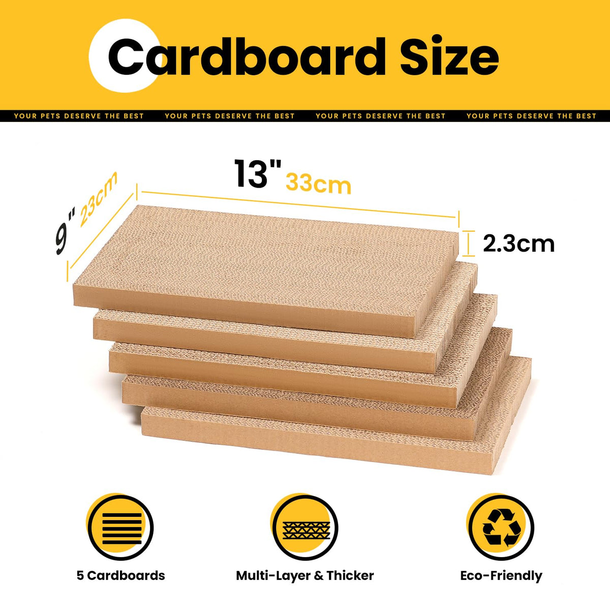 Cat Scratcher Lounge Box with Refill Pad – Chessboard