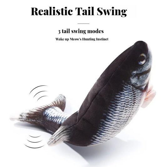 Interactive Fish Cat Toy (Automatic Realistic Tail Swing)