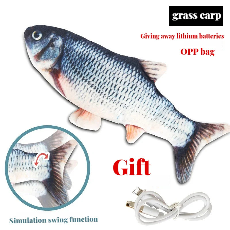 Interactive Fish Cat Toy (Automatic Realistic Tail Swing)