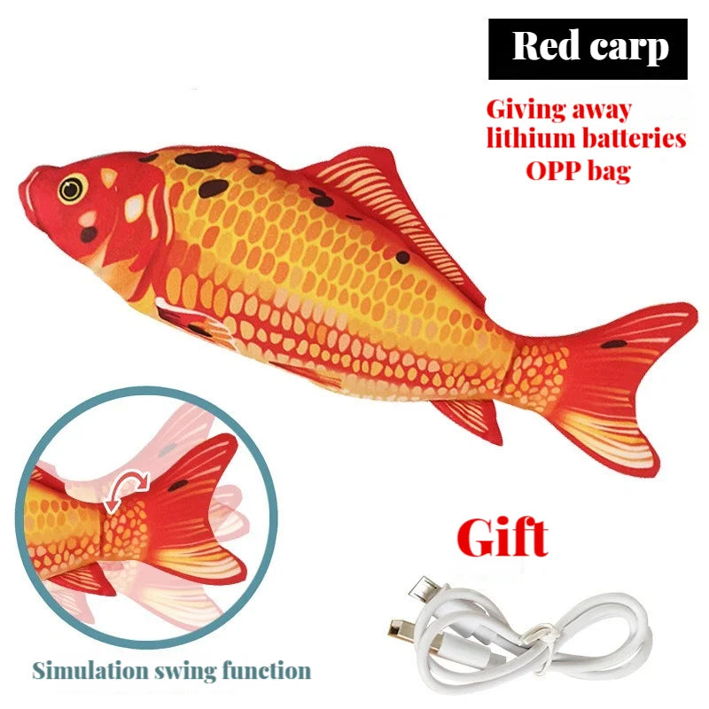 Interactive Fish Cat Toy (Automatic Realistic Tail Swing)