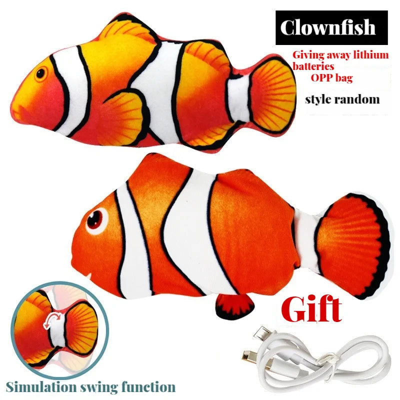 Interactive Fish Cat Toy (Automatic Realistic Tail Swing)