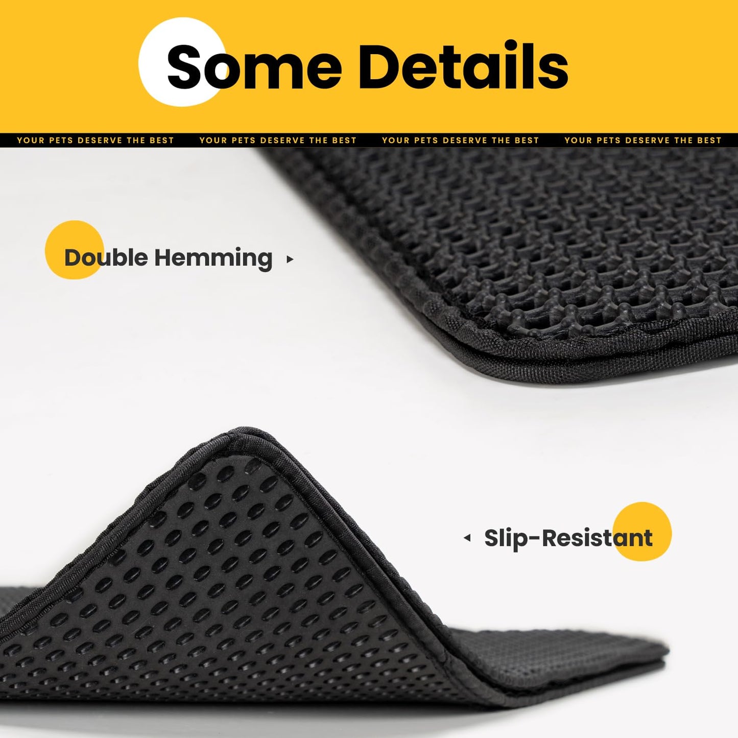 Concave Honeycomb Cat Litter Trapping Mat – Small, 18" x 17"
