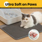Concave Honeycomb Cat Litter Trapping Mat – Small, 18" x 17"