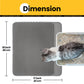 Concave Honeycomb Cat Litter Trapping Mat – Small, 18" x 17"