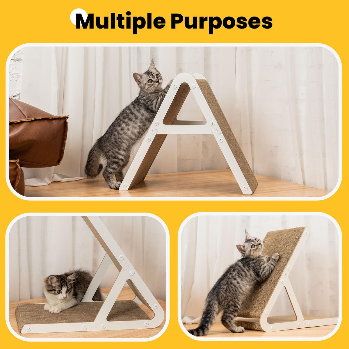 A-Frame Cat Scratching Board – Small