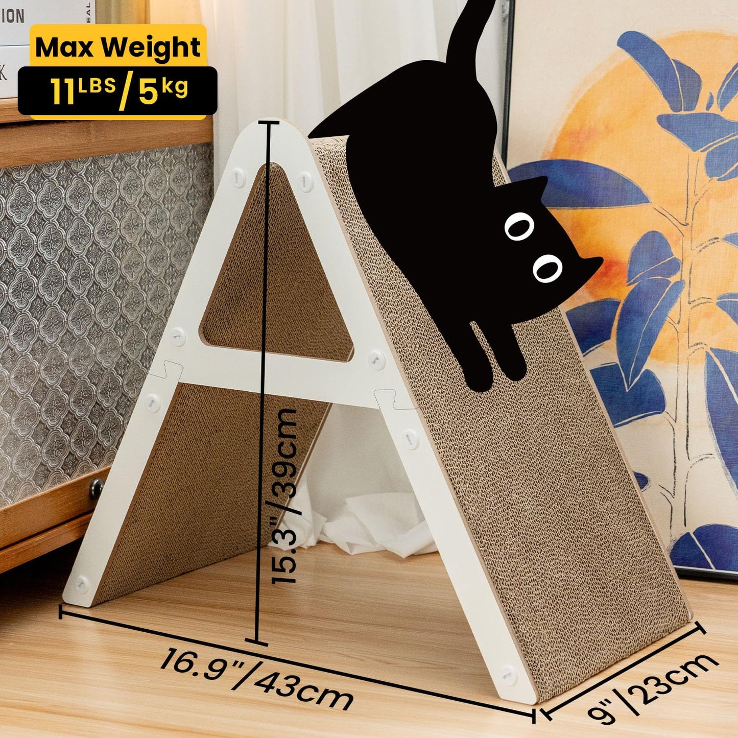 A-Frame Cat Scratching Board – Small