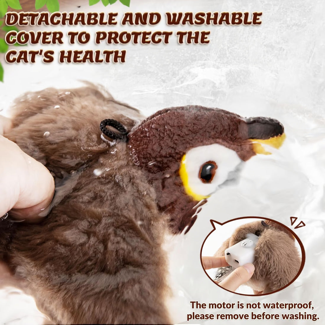 Interactive Flying Bird Cat Toy