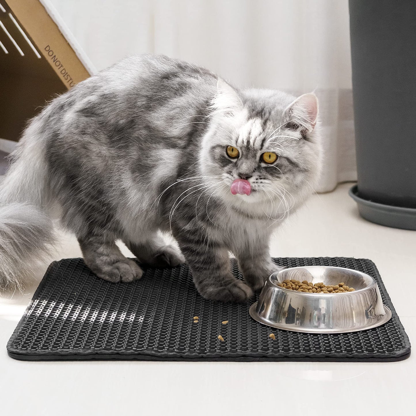 EVA Honeycomb Cat Litter Trapping Mat – 25" x 15"