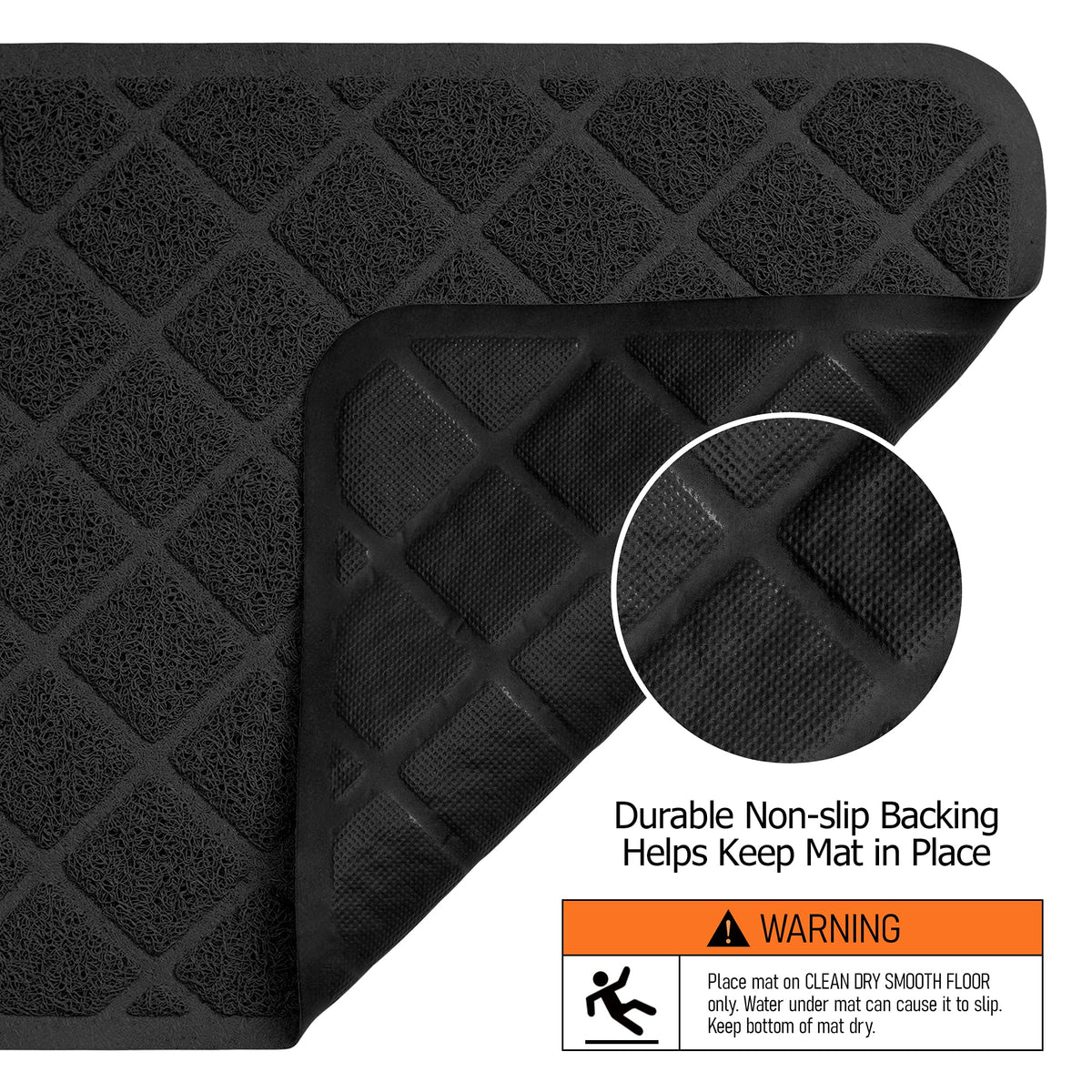 PVC Honeycomb Cat Litter Trapping Mat – Large