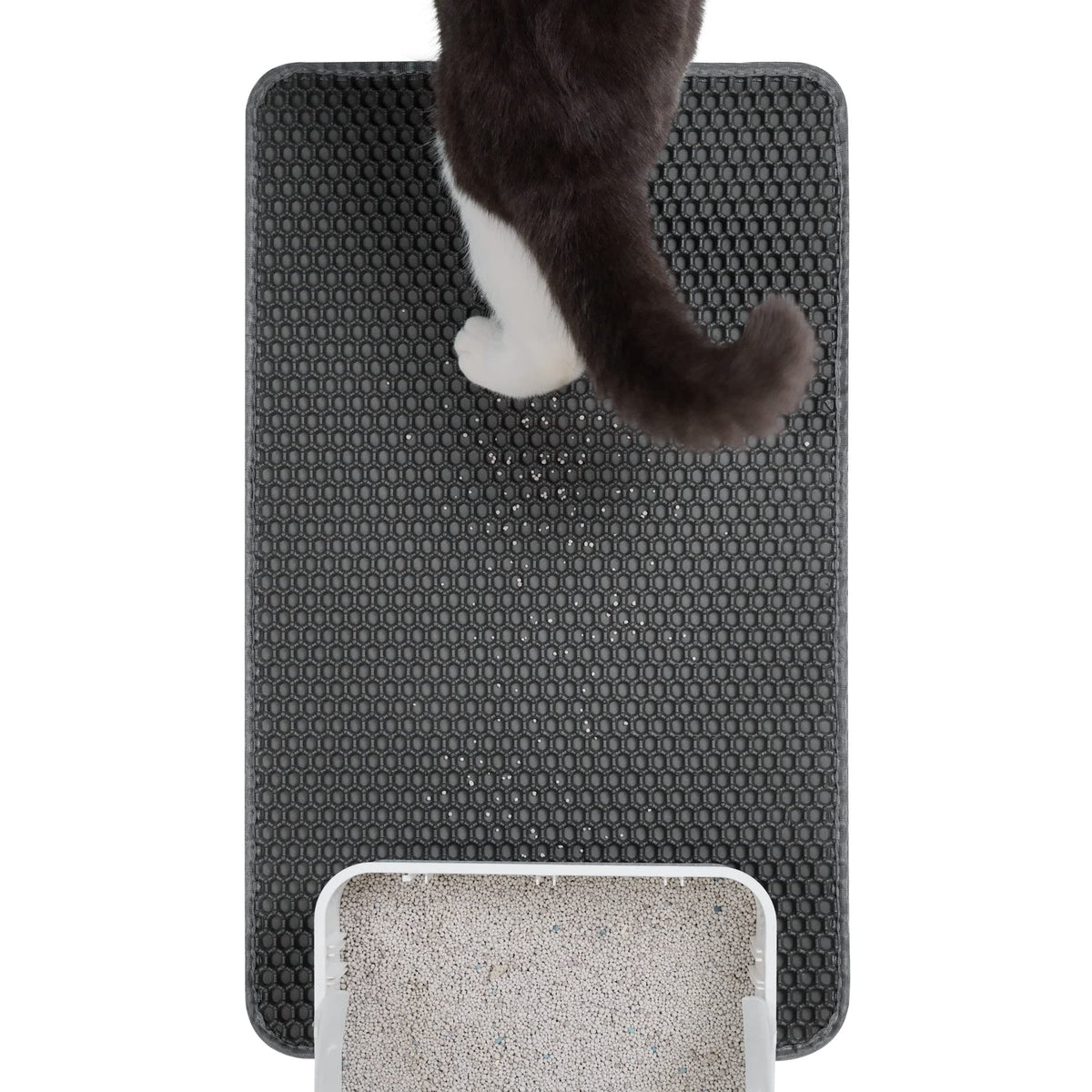 EVA Honeycomb Cat Litter Trapping Mat – 25" x 15"