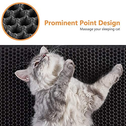 EVA Honeycomb Cat Litter Trapping Mat – Jumbo, 34" x 26"