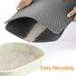Honeycomb Double-Layer Cat Litter Trapping Mat – Large, 31" x 26"
