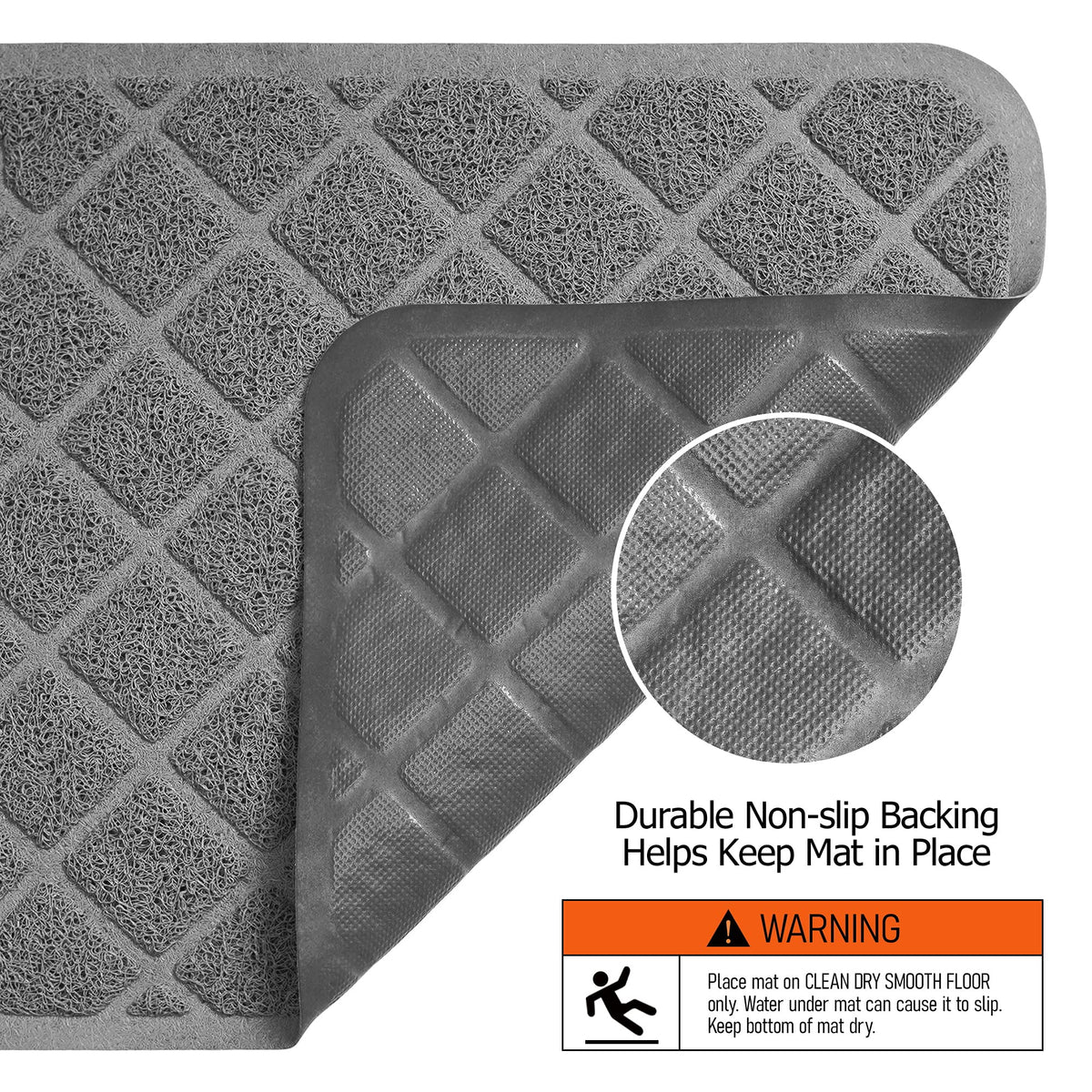 PVC Honeycomb Cat Litter Trapping Mat – Large